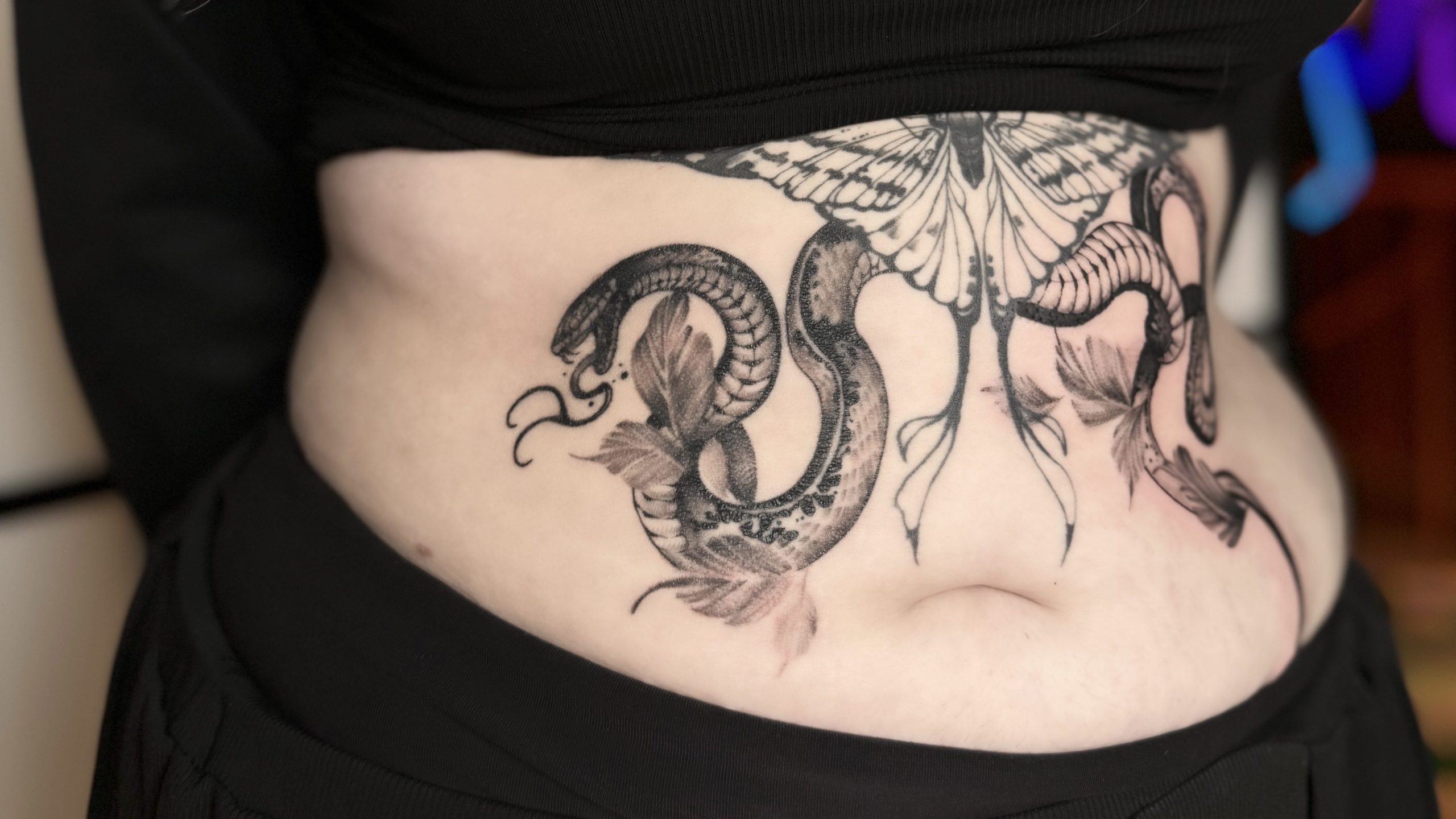 Snake slange tatovering oslo attitude
